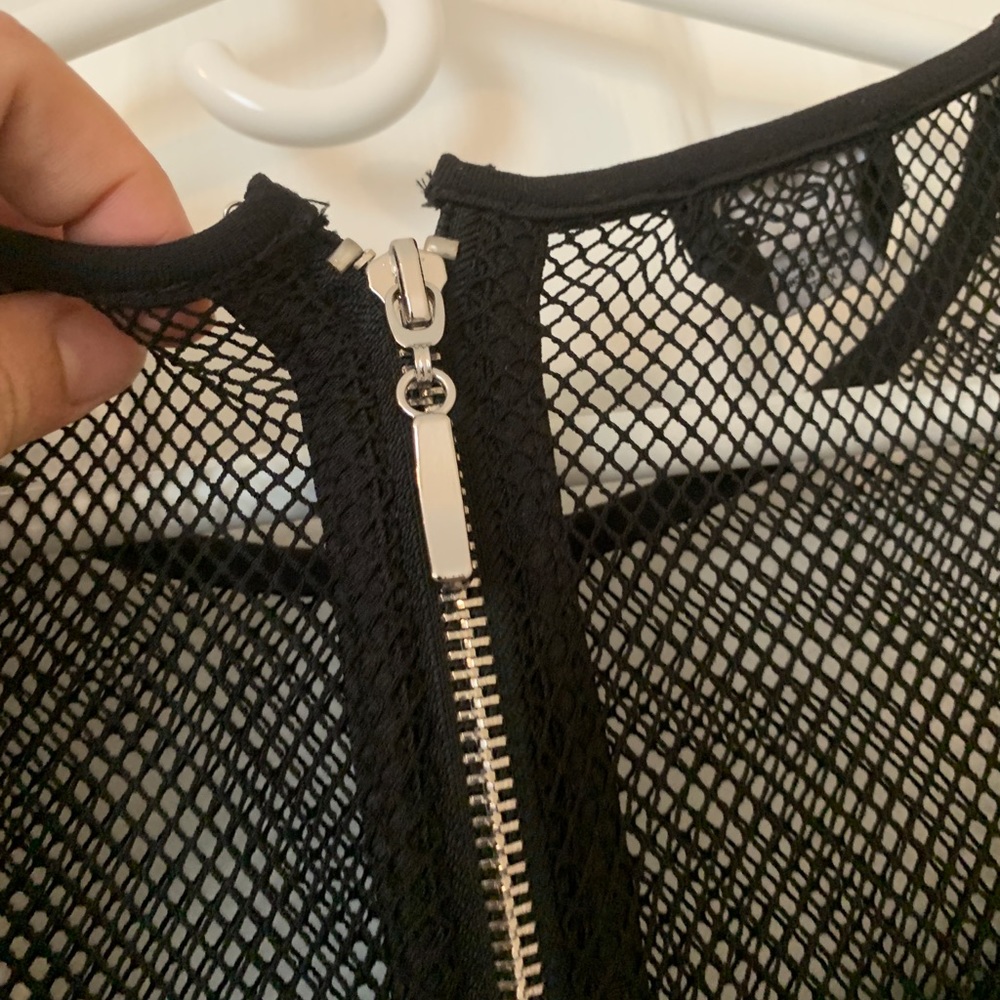 Bebe Fishnet Dress - Picture 7 of 8